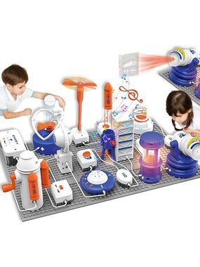 STEM Electronics Exploration Kit - 66 Pcs DIY Circuit Parts, 1200+ Projects